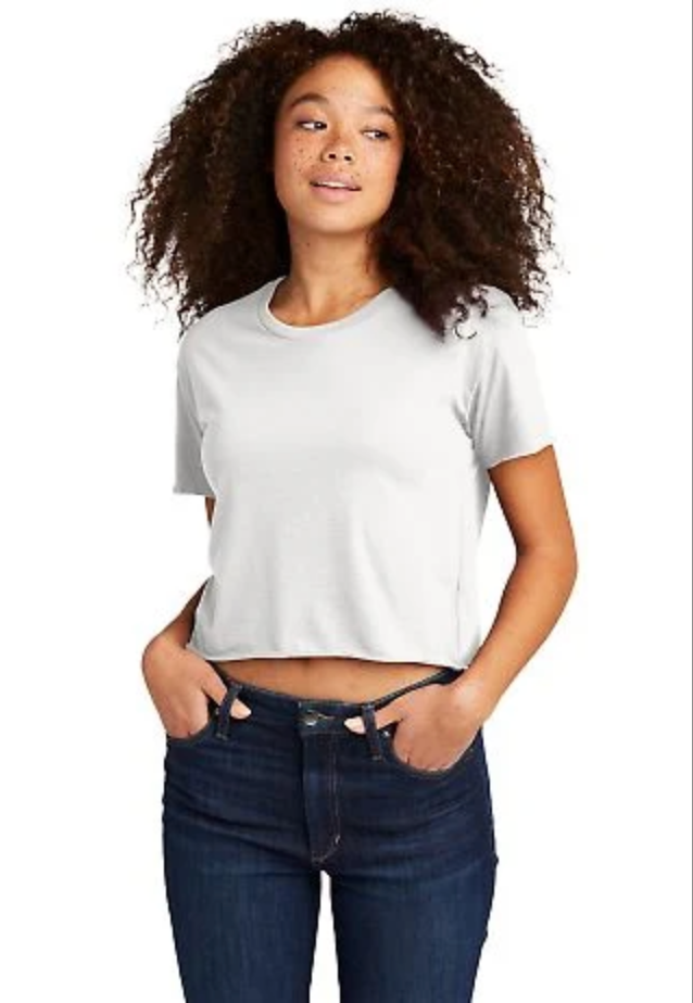 Raw Crop Top Tee