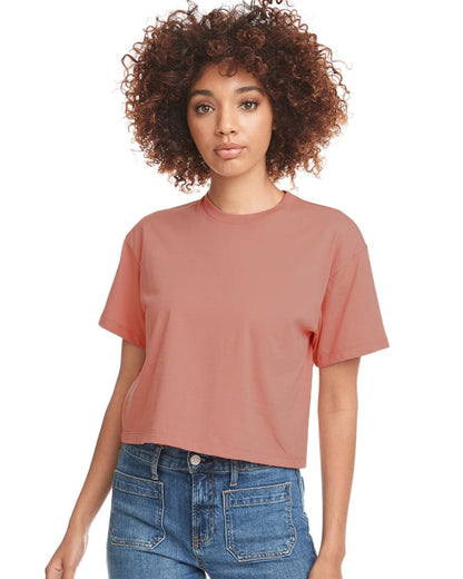 Ideal Poly-Cotton Crop Top Tee